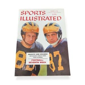 RARE VTG November 12, 1956 Michigan Wolverines First Sports Illustrated Magazine